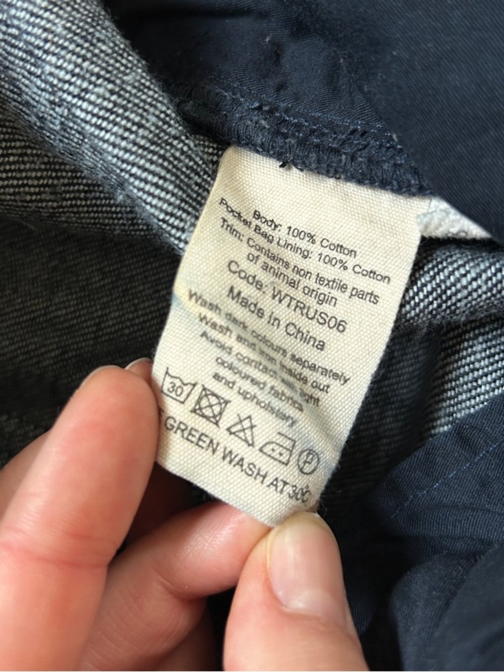 TOAST Flat Front Japanese Denim Pants | Indigo | Size 8 (UK) - Picture 5 of 6